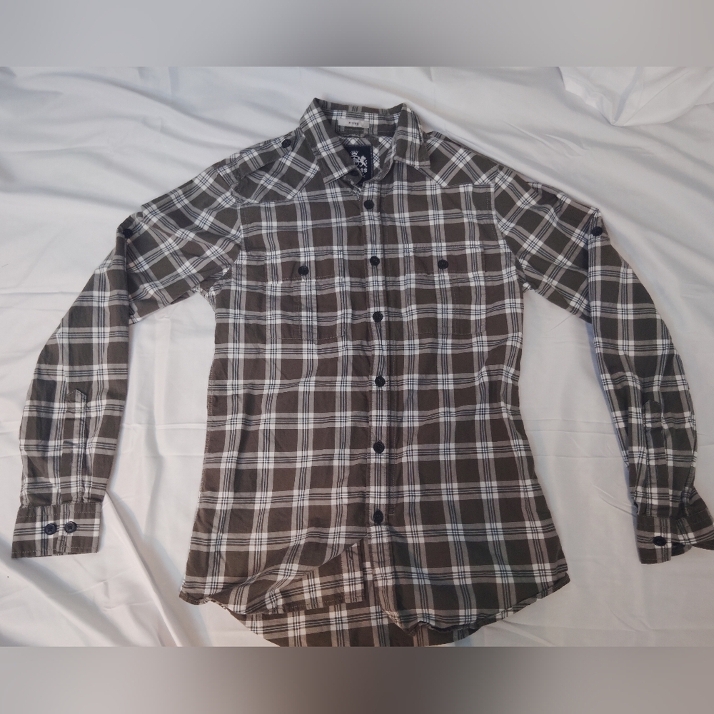 Express Button Down/Zip Up Shirt, Size - Men's Small